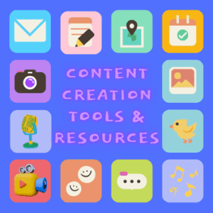 Content Creation Tools and Resources V3 Blue