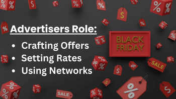 Advertisers Role - Crafting Offers - Setting Rates - Using Networks