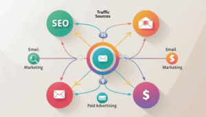 Traffic Sources Diagram